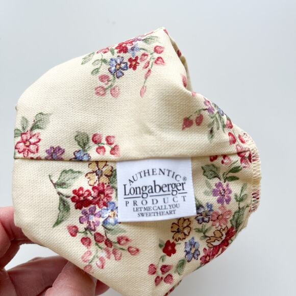 Longaberger Let Me Call You Sweetheart Basket Liner Floral Bouquet 28209118 - Picture 5 of 6